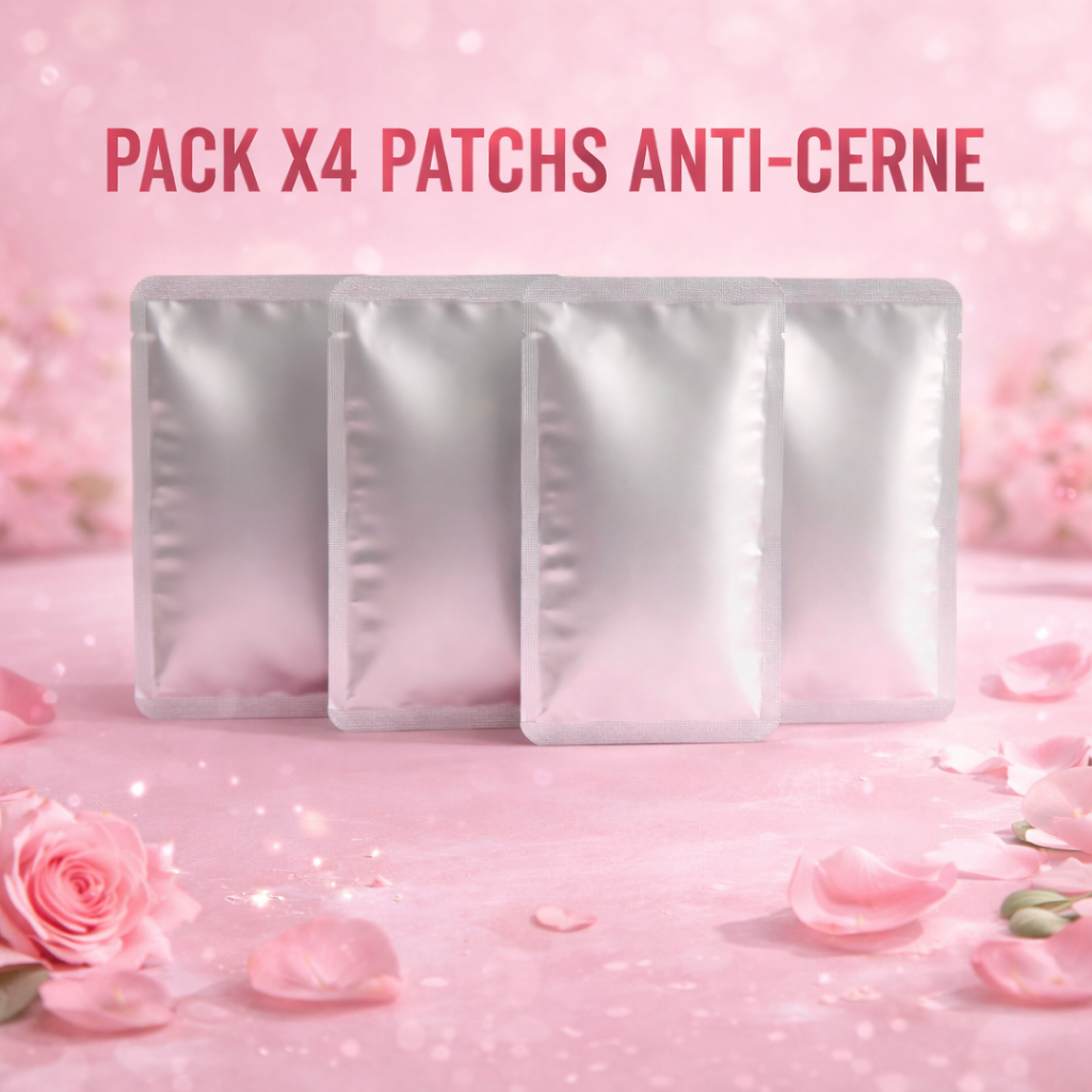 4 patchs anti cerne lurea X4 Patchs Anti-cerne Micro-Aiguilles Acide Hyaluronique – Image 1